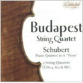 Schubert: String Quartets No.13 D.804, No.14 D.811 "Death and the Maiden", No.15 D.887, Piano Quintet D.667 "Trout" (1953) / Budapest String Quartet, etc