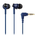 audio-technica インナーイヤーヘッドホン ATH-CK350M ブルー