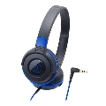 audio-technica ポータブルヘッドホン ATH-S100 Black Blue
