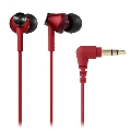 audio-technica インナーイヤーヘッドホン ATH-CK350M レッド