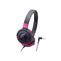audio-technica ポータブルヘッドホン ATH-S100 Black Pink