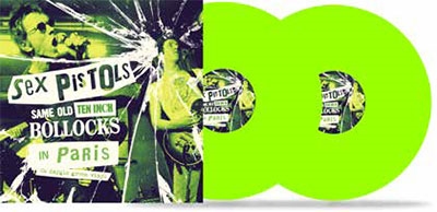 The Sex Pistols Same Old Ten Inch Bollocks In Parisdayglo Green Vinyl