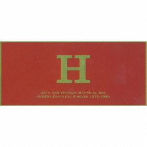 35th Anniversary Memorial Box HIDEKI Complete Singles 1972-  ［9CD+DVD］＜初回生産限定盤＞