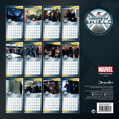 Agents Of S H I E L D MARVEL 2015 Calendar Danilo Promotions Ltd UK