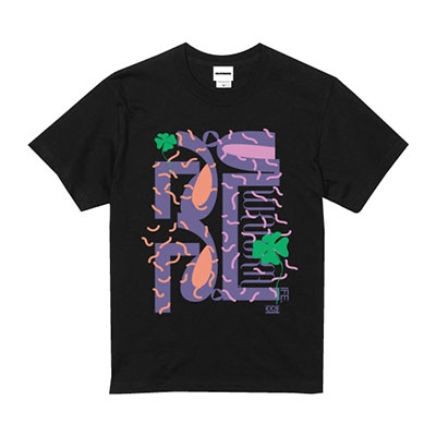 週末CITY PLAY BOYZ × WEARTHEMUSIC T-Shirt(ブラック)XLサイズ