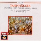 Wagner : Tannhaeuser / Konwitschny , Hopf , Fischer-Dieskau , Staatsoper Berlin SO & Cho