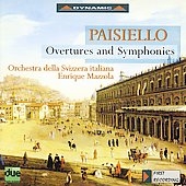 Paisiello: Overtures / Mazzola, Swiss Italian Orchestra Paisiello: Overtures / Mazzola, Swiss Italian Orchestra