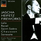 Jascha Heifetz Fireworks Lalo Saint Saens Sarasate