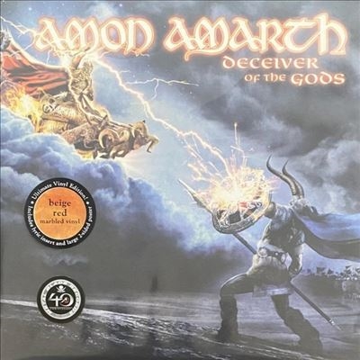 Amon Amarth Deceiver Of The Gods Beige Red Marbled Vinyl