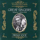Prima Voce - Great Singers Vol 2 (1903-1939)