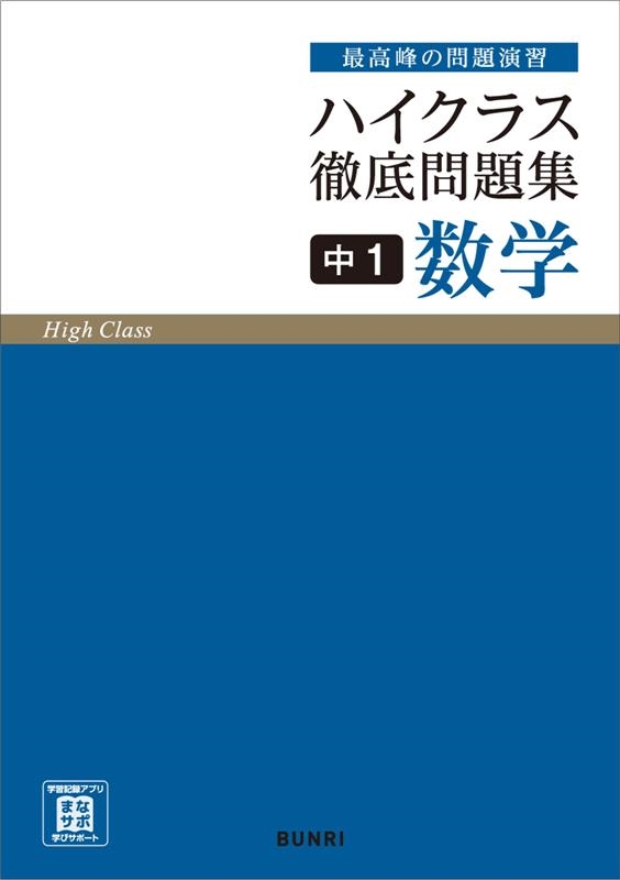 ハイクラス徹底問題集7 中1数学