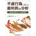 不貞行為に関する裁判例の分析 慰謝料算定上の諸問題