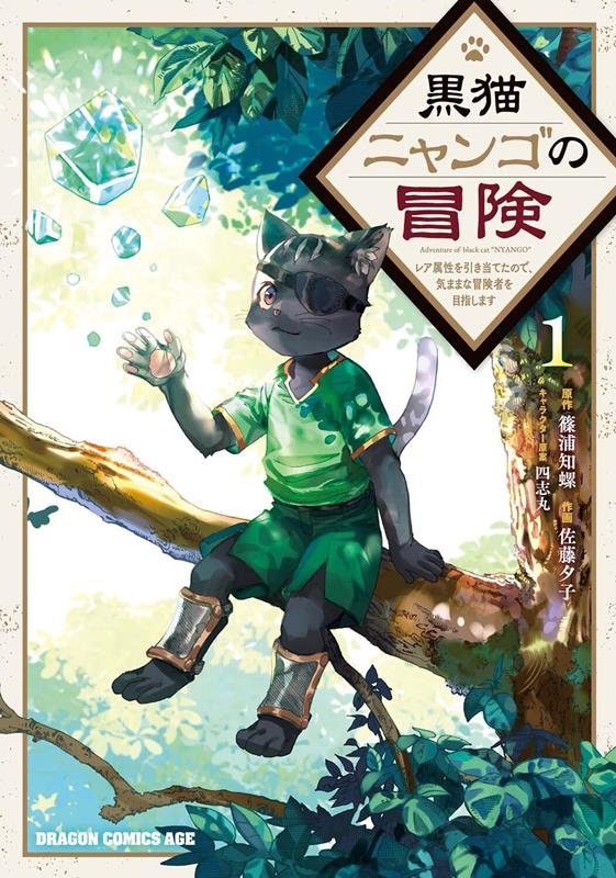 黒猫ニャンゴの冒険 レア属性を引き当てたので、気ままな冒険者 ドラゴンコミックスエイジ 黒猫ニャンゴの冒険 レア属性を引き当てたので、気ままな冒険者 ドラゴンコミックスエイジ