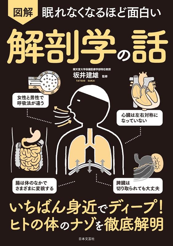 図解眠れなくなるほど面白い解剖学の話
