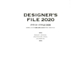 デザイナーズFILE 2020 プロダクト、インテリア、建築、空間などを創るデザイナーズガイドブック
