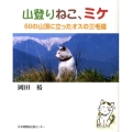 山登りねこ、ミケ 60の山頂に立ったオスの三毛猫
