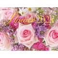 JTBのカレンダー flower 2024 壁掛け 花 カレンダー2024