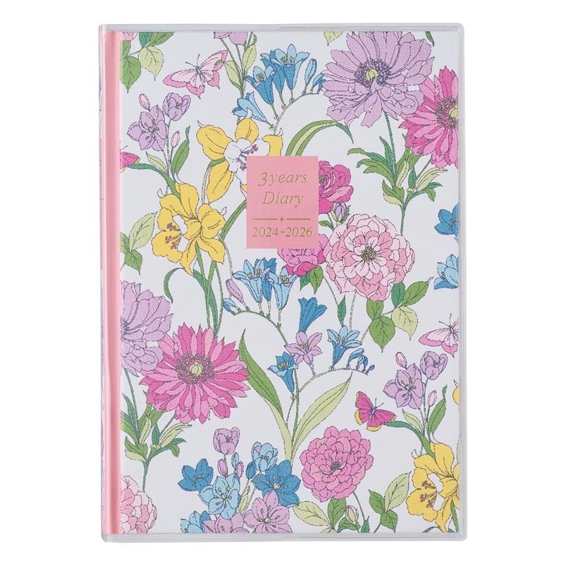 8631 ペイジェムメモリー3年連用(日記)A5ローラ アシ