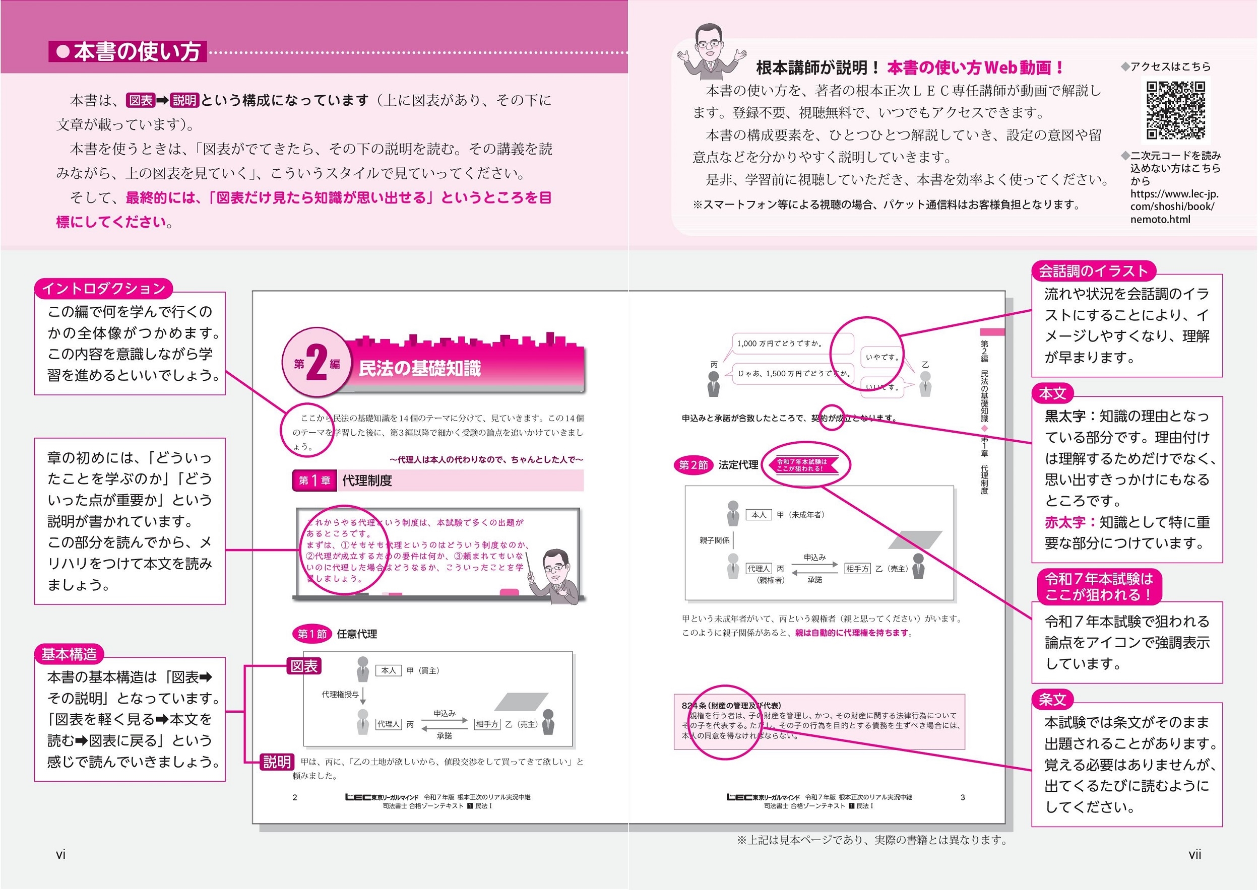 根本正次/令和7年版 根本正次のリアル実況中継 司法書士 合格ゾーンテキスト 1 民法I