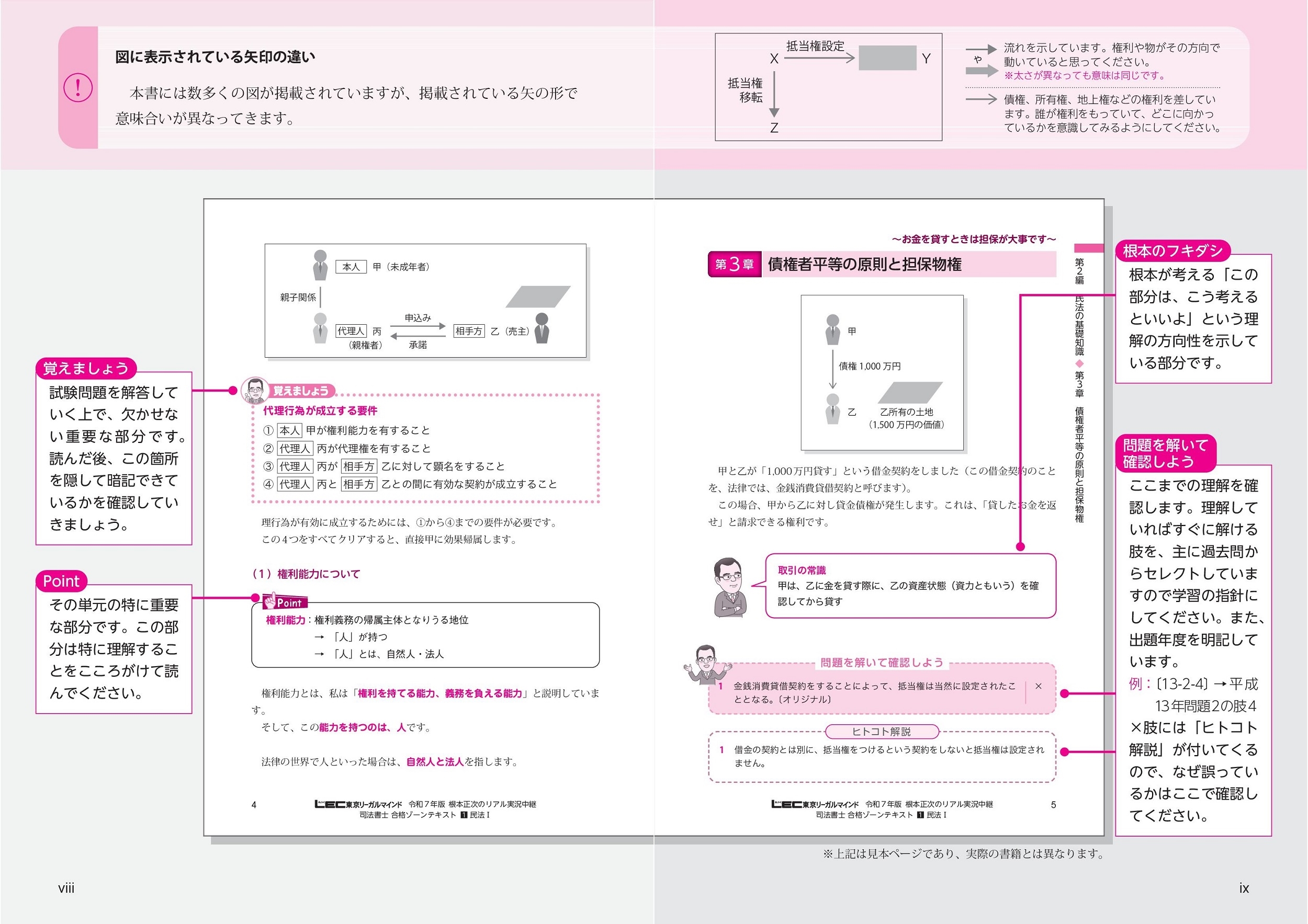 根本正次/令和7年版 根本正次のリアル実況中継 司法書士 合格ゾーンテキスト 1 民法I