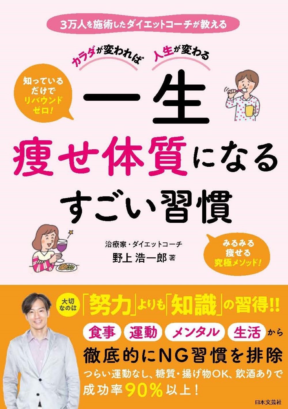 野上浩一郎/カラダが変われば人生が変わる 一生痩せ体質になるすごい習慣 3万人を施術したダイエットコーチが教える[9784537222142]