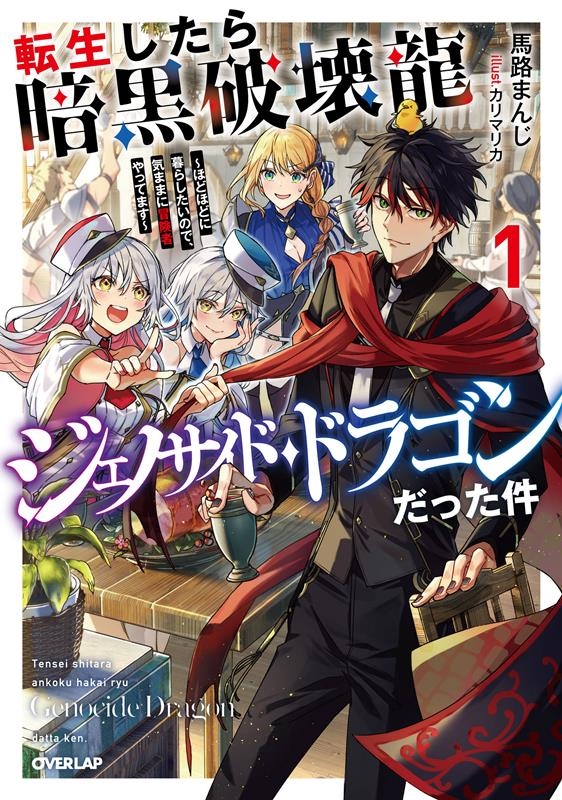 転生したら暗黒破壊龍ジェノサイド・ドラゴンだった件 1 ほどほどに暮らしたいので、気ままに冒険者やってます OVERLAP NOVELS 転生したら暗黒破壊龍ジェノサイド・ドラゴンだった件 1 ほどほどに暮らしたいので、気ままに冒険者やってます OVERLAP NOVELS