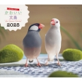 2025年カレンダー かわいい文鳥