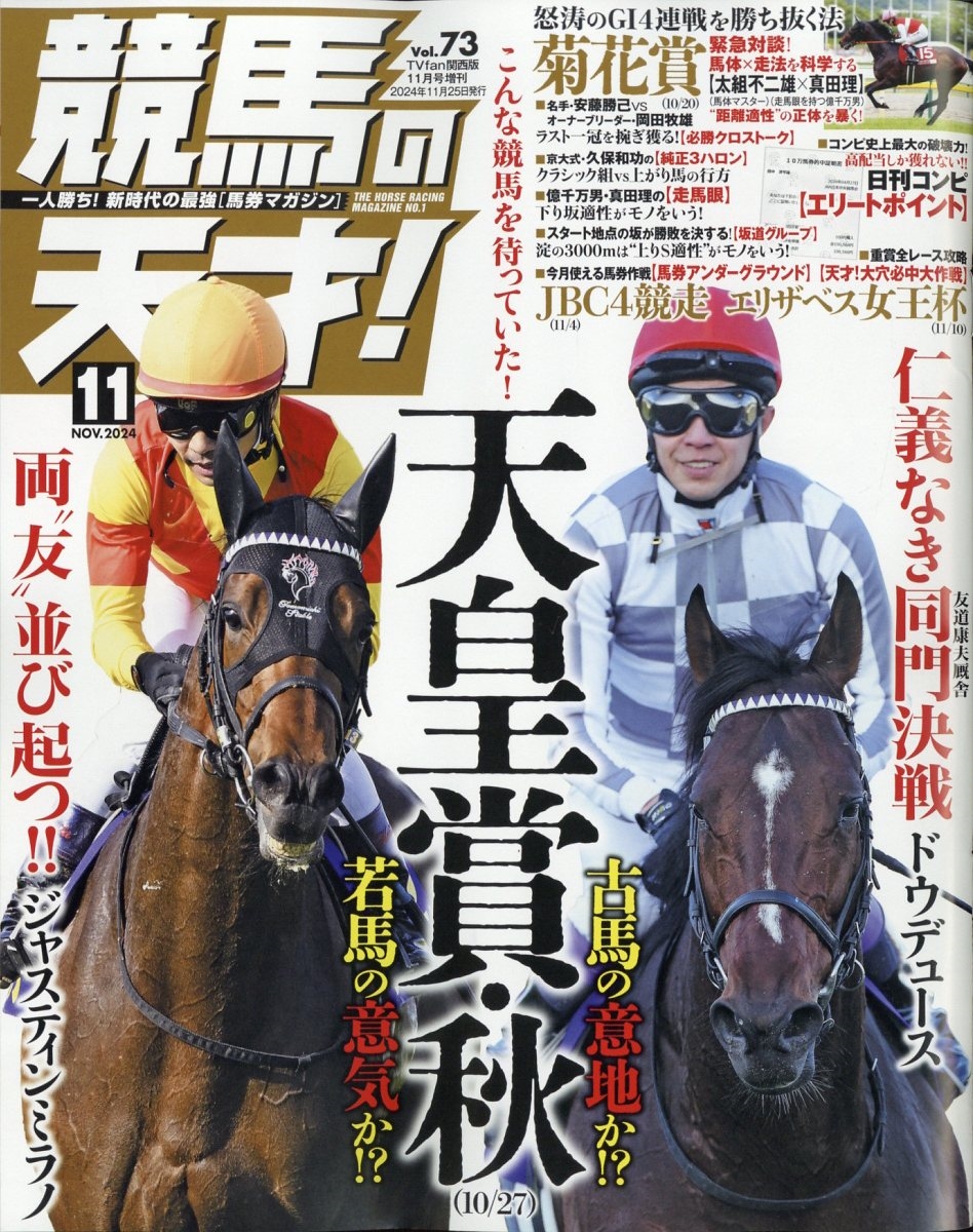 TVfan(ファン)関西版 増刊 競馬の天才! 2024年 11月号 [雑誌]