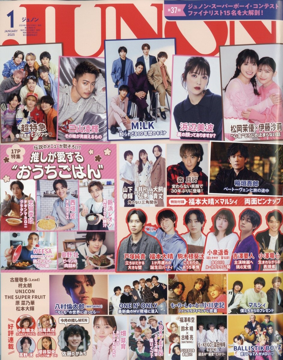 JUNON (ジュノン) 2025年 01月号 [雑誌]
