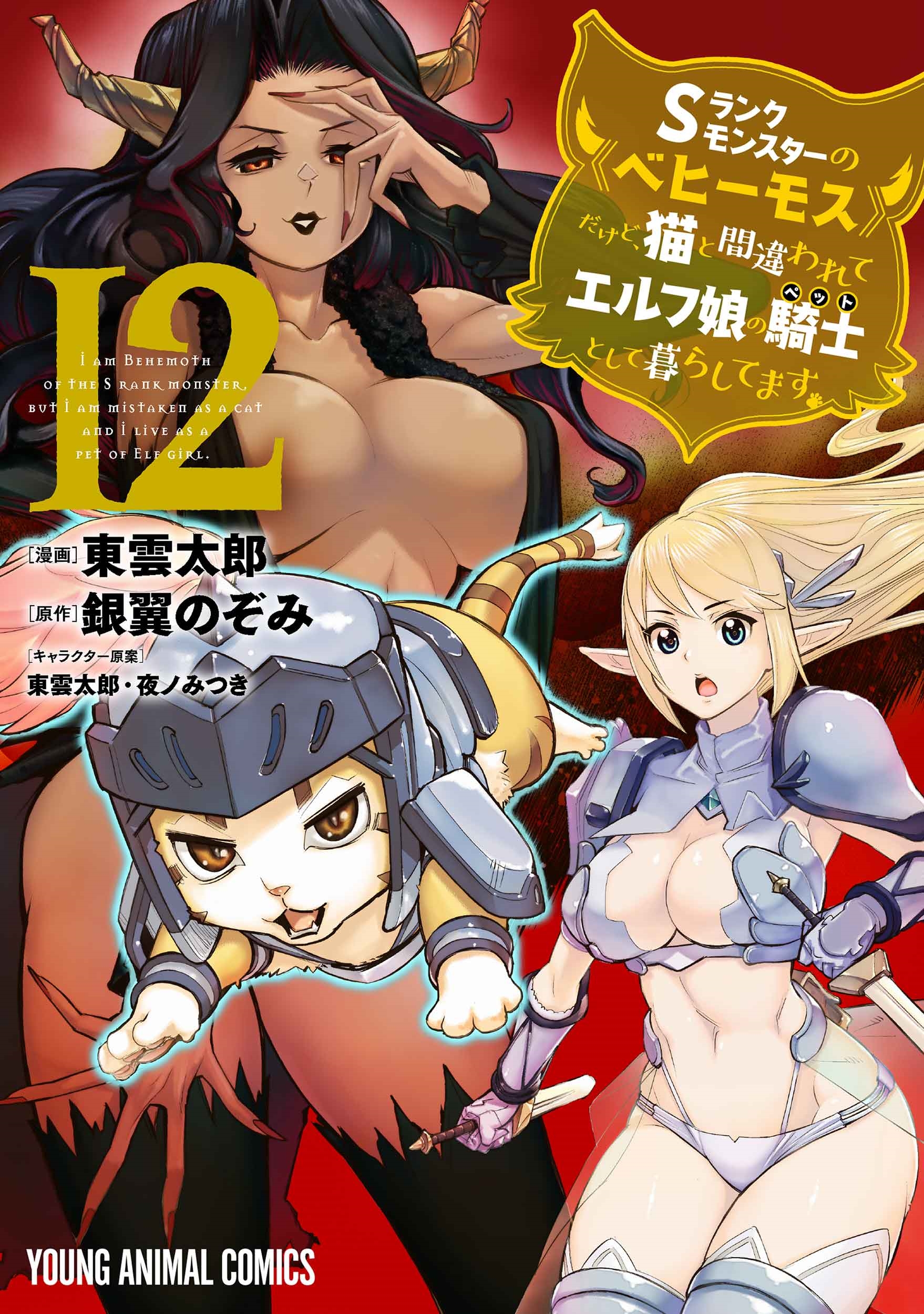Sランクモンスターの《ベヒーモス》だけど、猫と間違われてエルフ娘の騎士として暮らしてます 12