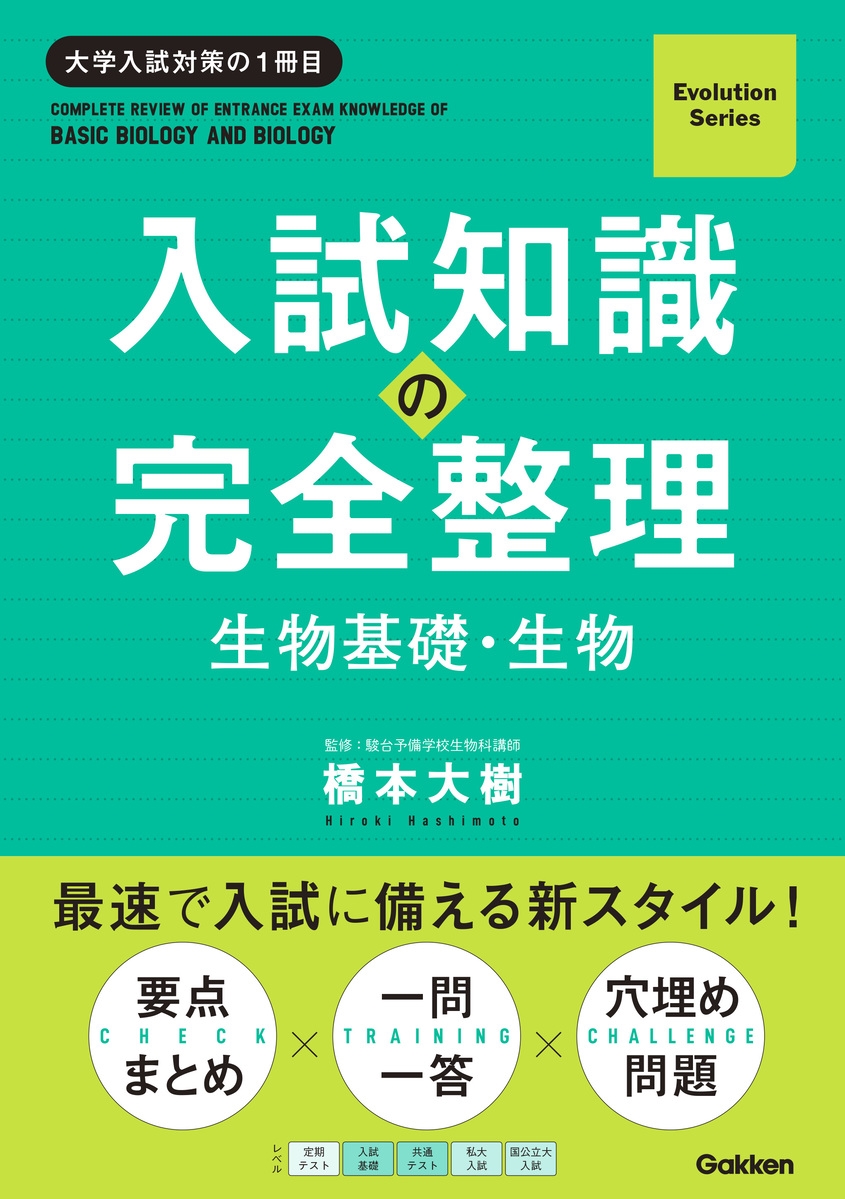 入試知識の完全整理 生物基礎・生物 入試知識の完全整理 生物基礎・生物