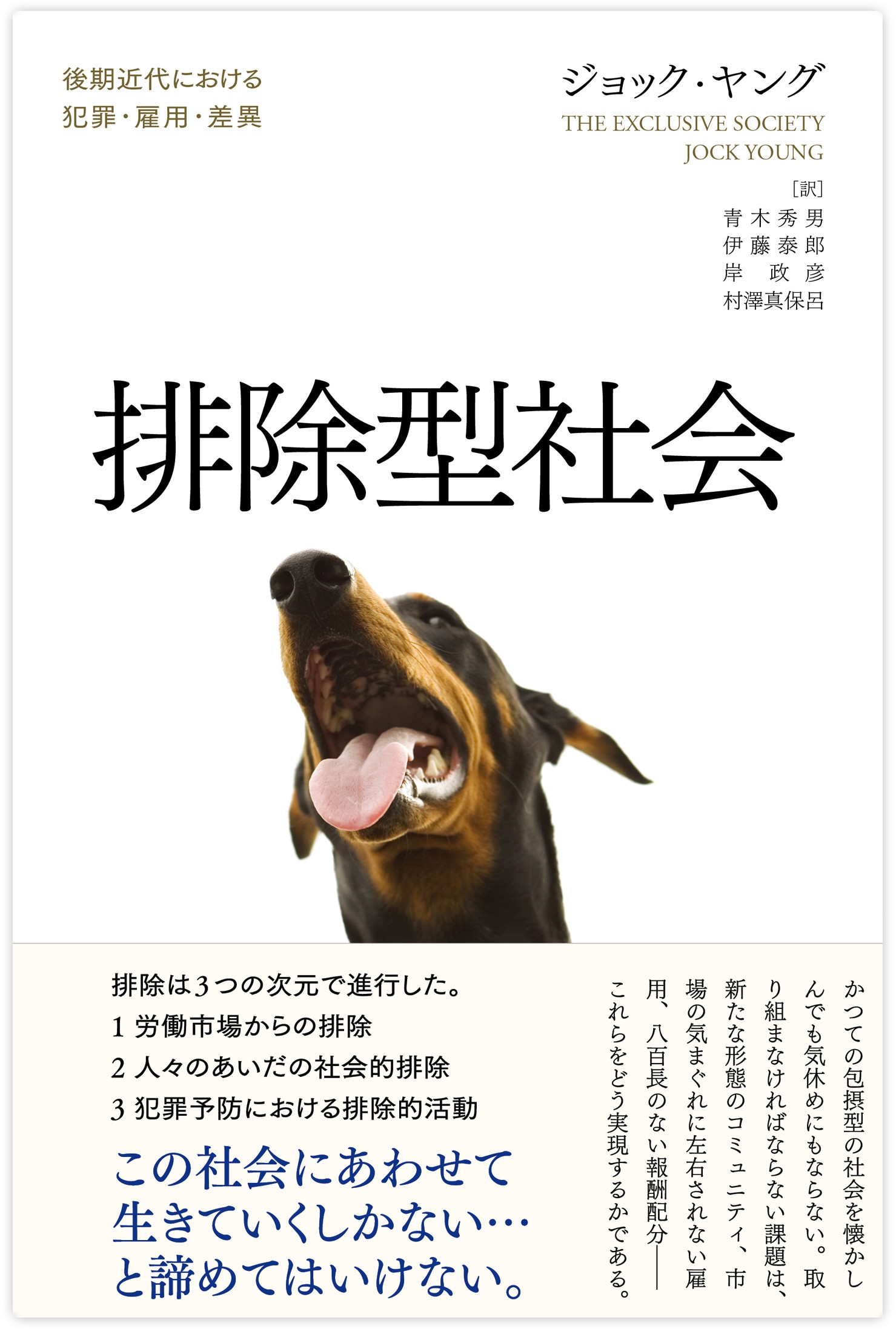 排除型社会 後期近代における犯罪・雇用・差異