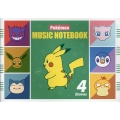ポケモンおんがくノート 4だん Pok?mon Music Notebook