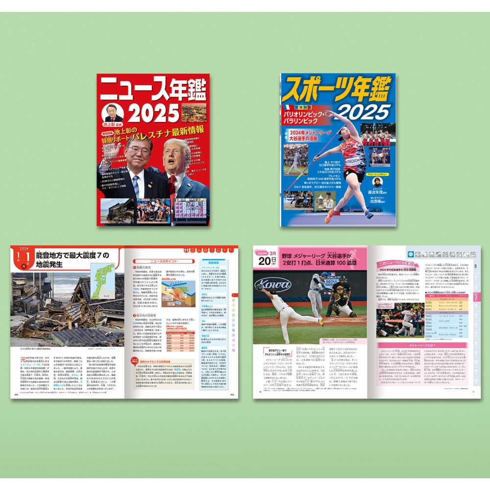 ニュース・スポーツ年鑑2025(全2巻)