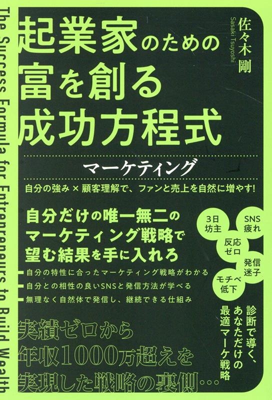 起業家のための富を創る成功方程式 マーケティング