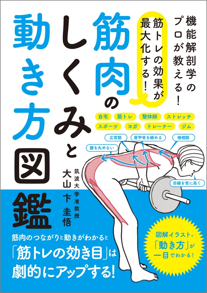 筋トレの効果が最大化する! 筋肉のしくみと動き方図鑑