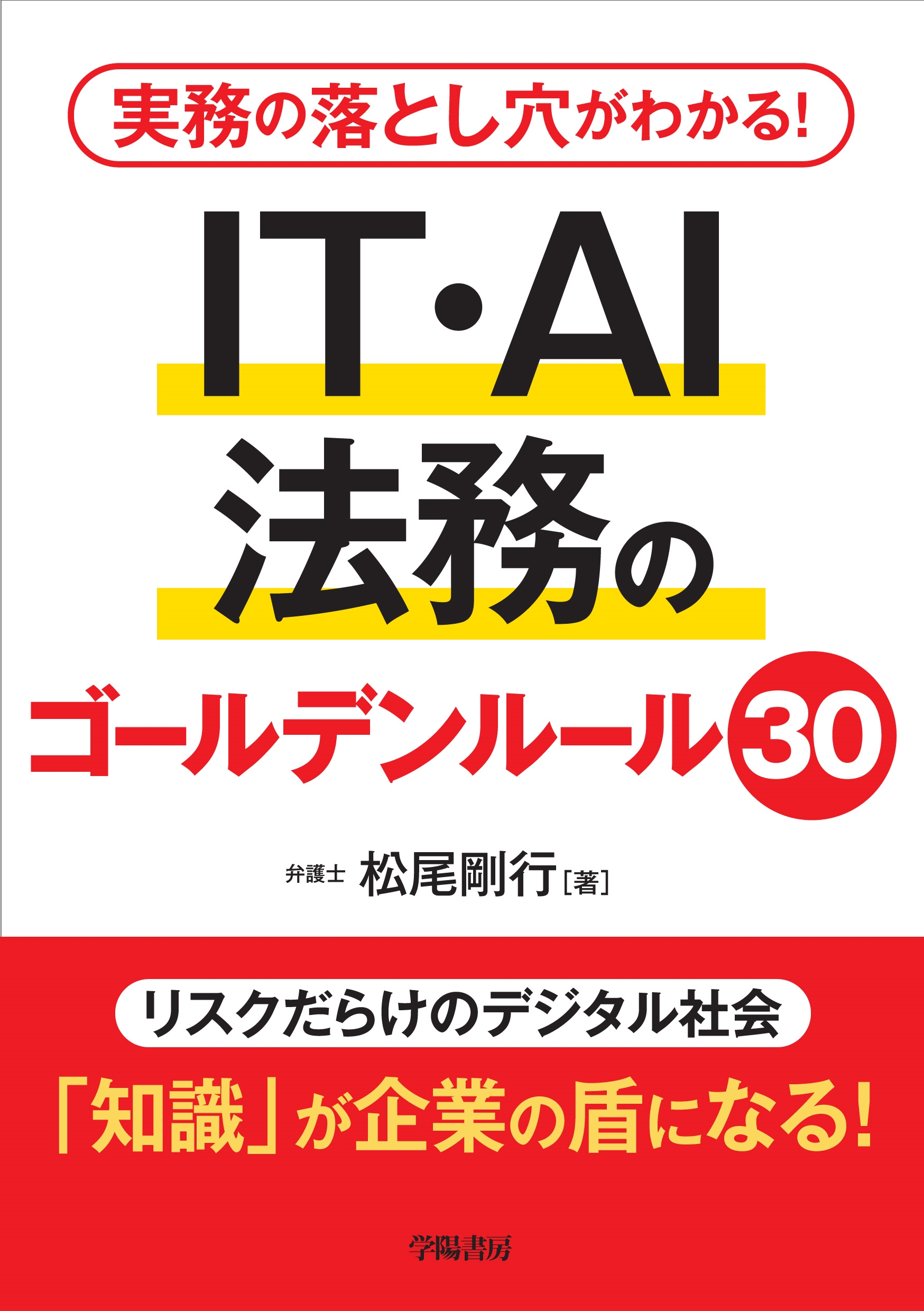 実務の落とし穴がわかる! IT・AI法務のゴールデンルール30 実務の落とし穴がわかる! IT・AI法務のゴールデンルール30