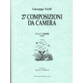 GIUSEPPE VERDI 27 COMPOSIZIONI DA CAMERA ヴェルディ歌曲集 〈改訂版〉