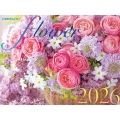 JTBのカレンダー flower 2026(壁掛け/月めくり/花) (カレンダー2026)