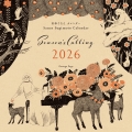 杉本さなえ カレンダー 壁掛 Season's Calling 2026