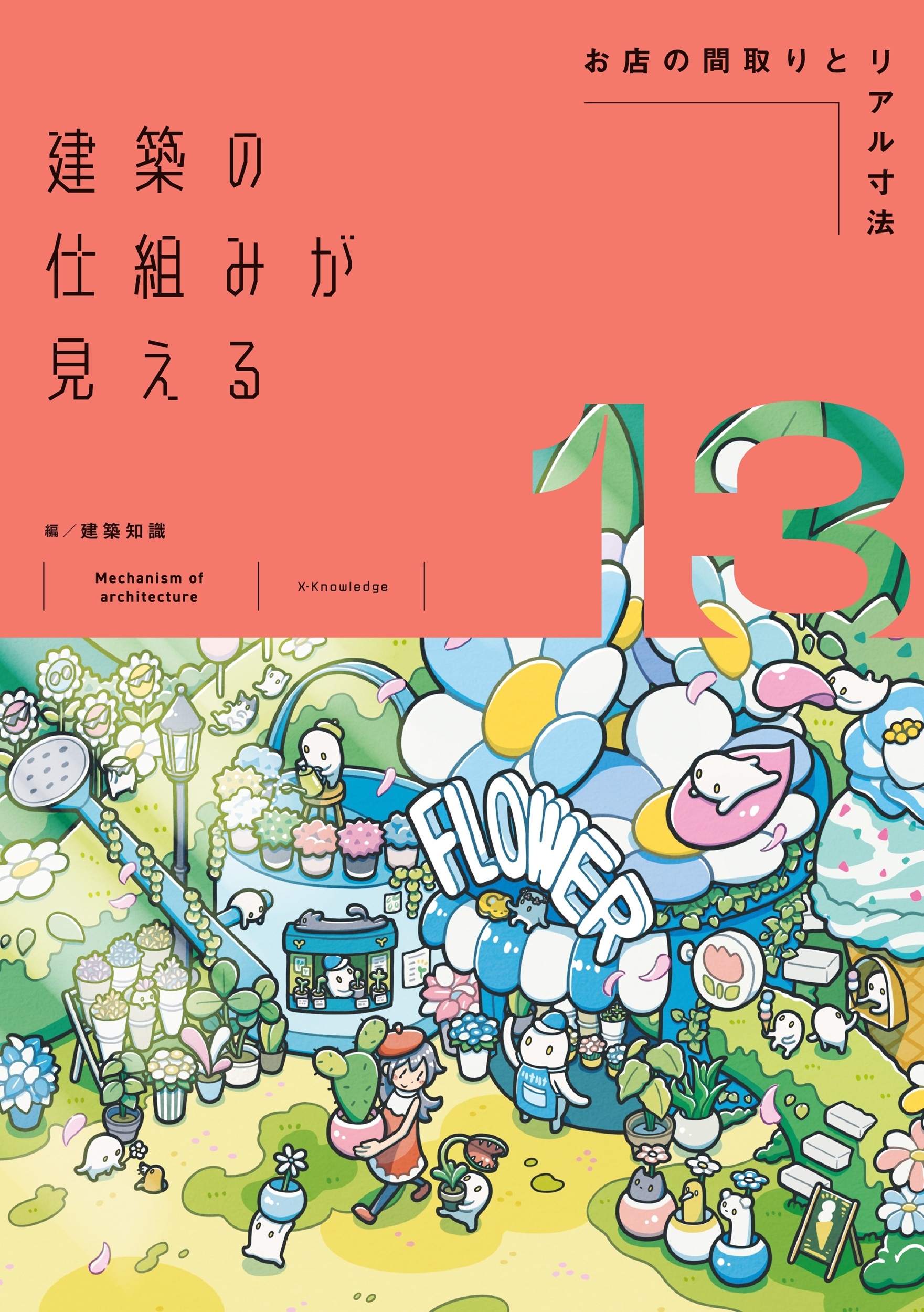 建築の仕組みが見える13お店の間取りとリアル寸法