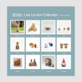 壁掛けカレンダー2026(リサ・ラーソン セラミックワークス)