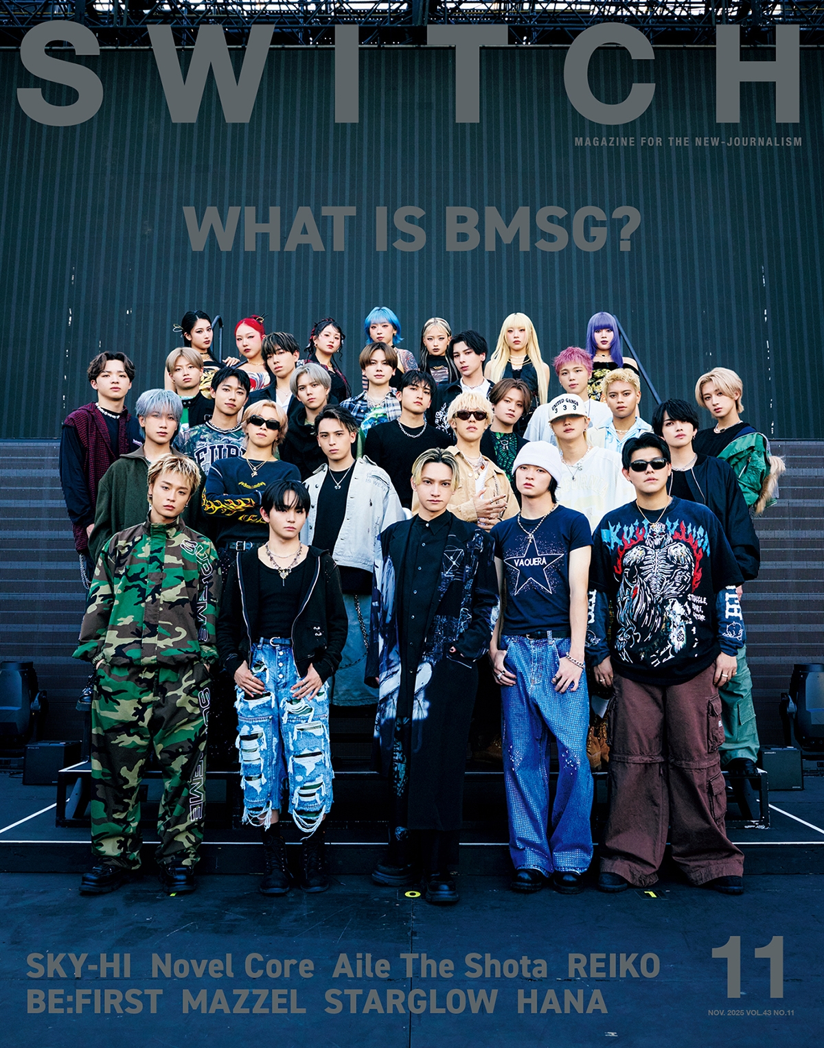 SWITCH Vol.43 No.11 特集 BMSG 5th ANNIVERSARY SWITCH Vol.43 No.11 特集 BMSG 5th ANNIVERSARY