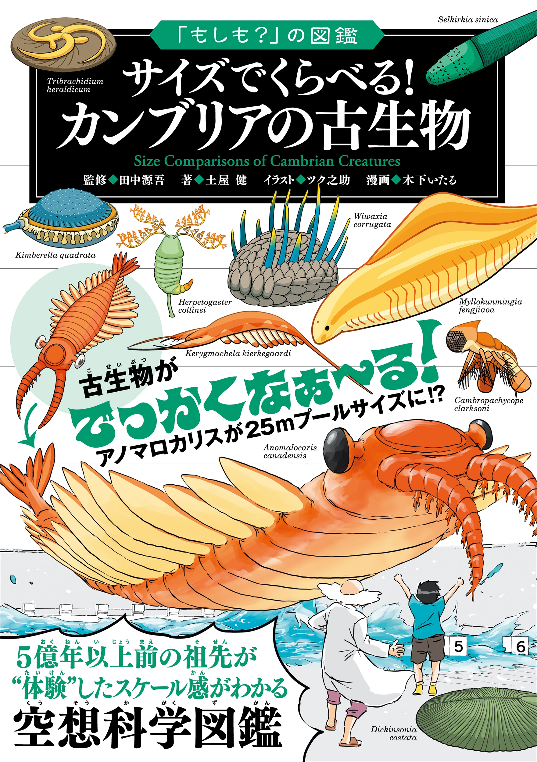 「もしも?」の図鑑 サイズでくらべる! カンブリアの古生物 「もしも?」の図鑑 サイズでくらべる! カンブリアの古生物
