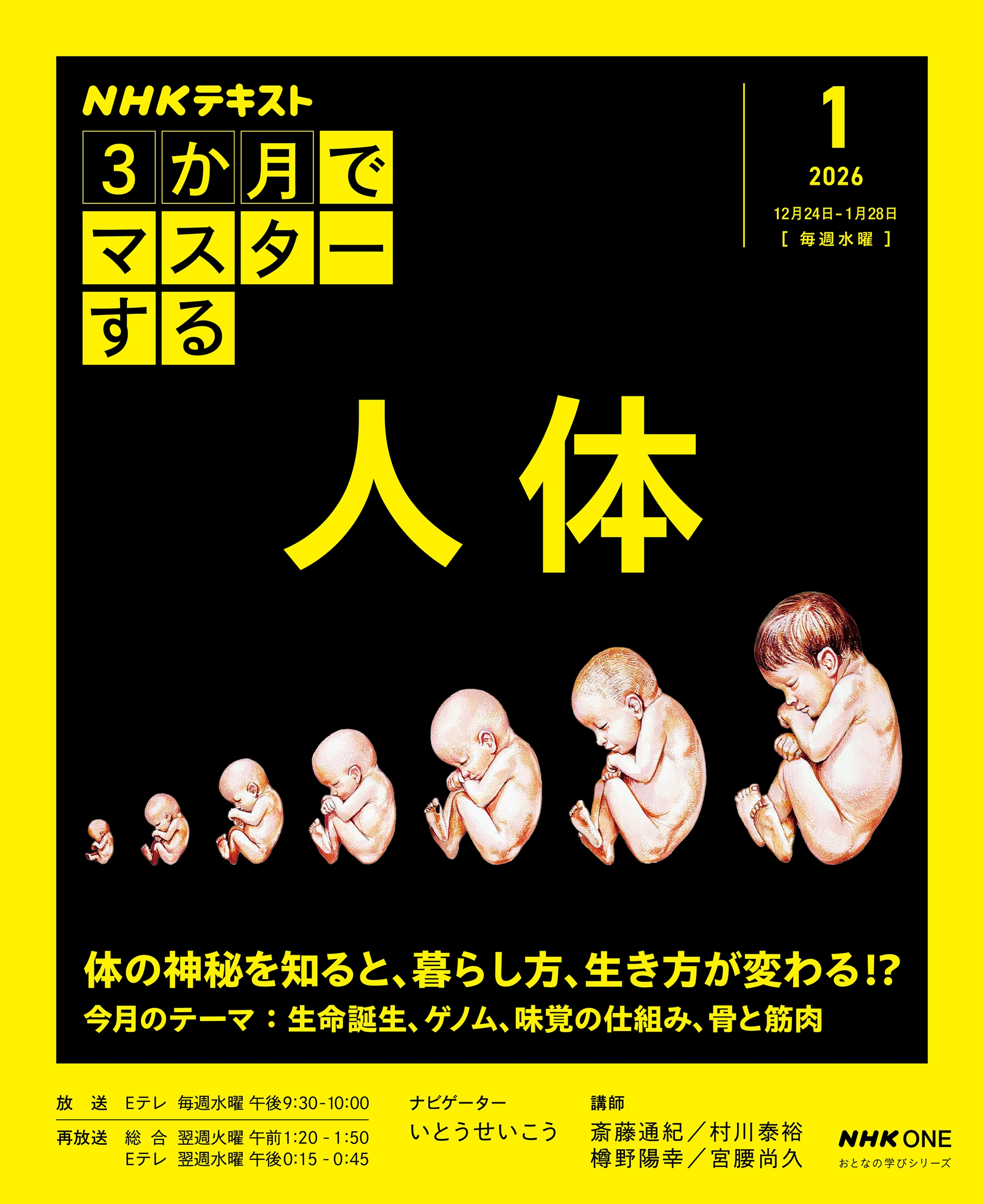 NHK3か月でマスターする 人体 1月号