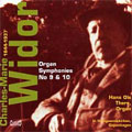 CHARLES-MARIE WIDOR:ORGAN SYMPHONIES NO.9 OP.70"GOTHIQUE"/NO.10 OP.73"ROMAINE":HANS OLE THERS(org)