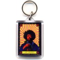 Jimi Hendrix 「Psychedelic」 Keychain