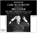 Bruckner: Symphonies No.4, No.7-No.9 / Carl Schuricht(cond), Stuttgart Radio Symphony Orchestra, etc(1943-55)
