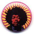 Jimi Hendrix 「Psychedelic」 Button