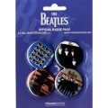 The Beatles Pin Badge Set Blue